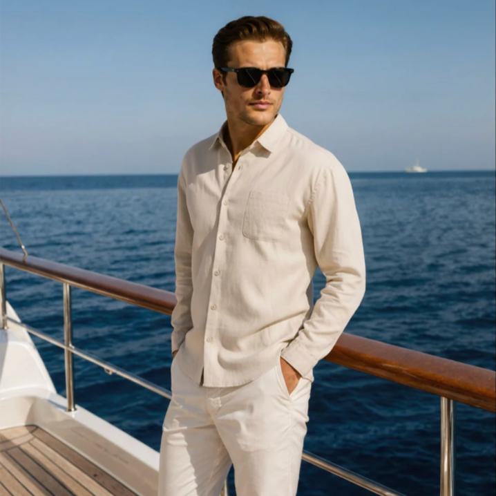 Camisa lino Constantine